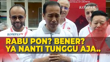 Respon Jokowi Ditanya Wartawan Kejutan di Rabu Pon: Nanti Tunggu Aja..