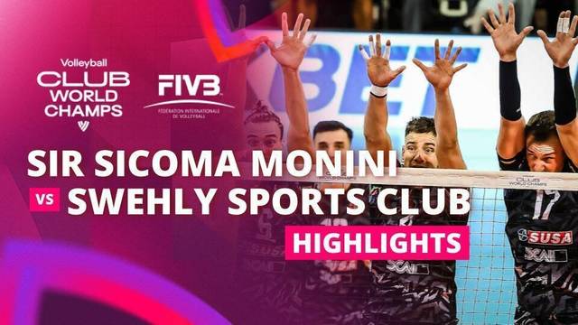 Sir Sicoma Monini Perugia vs Swehly Sports Club - Highlight | FIVB Men's Volleyball Club World Championship 2025