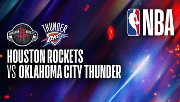 Houston Rockets vs Oklahoma City Thunder - Full Match | NBA Regular Season 2023/24