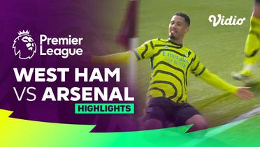 West Ham vs Arsenal - Highlights | Premier League 23/24