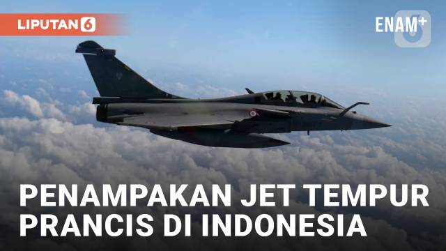 Angkatan Udara Prancis Unjuk Kekuatan di Langit Indonesia