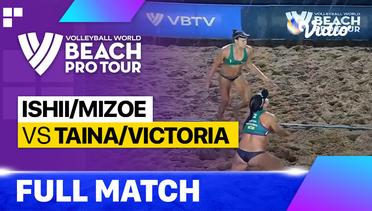 Full Match | Ishii/Mizoe (JPN) vs Taina/Victoria (BRA) | Beach Pro Tour - Challenge Saquarema, Brazil 2023