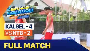 Full Match | 16 Besar - Putra: Kalsel-4 vs NTB-2 | Sirkuit Voli Pantai Nasional Seri III 2022