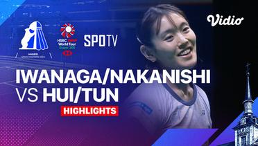 Women's Doubles: Rin Iwanaga/Kie Nakanishi (JPN) vs Chang Ching Hui/Yang Ching Tun (TPE) - Highlights | Madrid Spain Masters 2024