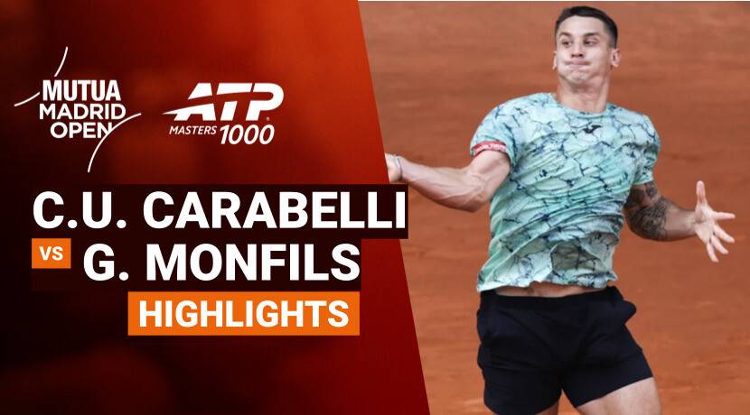 Camilo Ugo Carabelli vs Gael Monfils - Round 1 (Manolo Santana Stadium) | ATP 1000: Mutua Madrid Open 2026