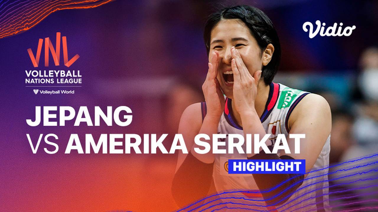 Match Highlights Jepang vs Amerika Serikat Women’s Volleyball