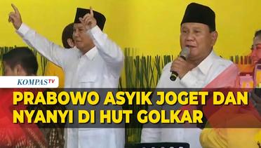 Prabowo Asyik Joget hingga Nyanyi di HUT ke-59 Golkar