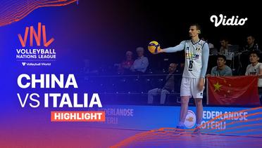 Match Highlights | China vs Italia | Men's Volleyball Nations League 2023