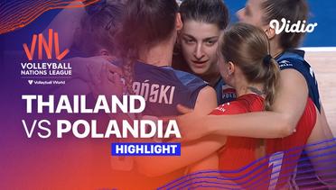 Match Highlights | Thailand vs Polandia | Women's Volleyball Nations League 2023