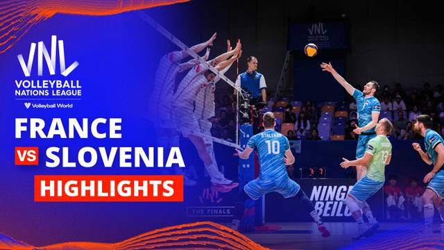 Men: France vs Slovenia - Highlight | Volleyball Nations League 2025
