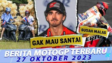 KOCAK! Marquez Vs Alex M. Balap Pake Vario Bagnaia Ogah Santai Marquez Gak Nemu LIMIT Motor Honda
