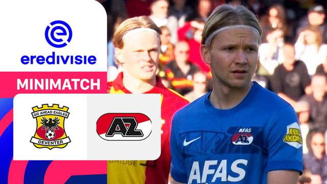 Go Ahead Eagles vs AZ Alkmaar - Mini Match | Eredivisie 2025/26