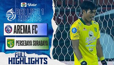 Arema FC VS Persebaya Surabaya - Full Highlights | BRI Liga 1 2023/24