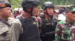 Pimpinan POLRI-TNI Ini Langsung Turun Ke Lapangan Mendampingi Pasukannya