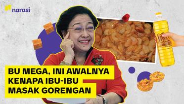 Bu Megawati, Begini Awal Orang Indonesia Makan Gorengan