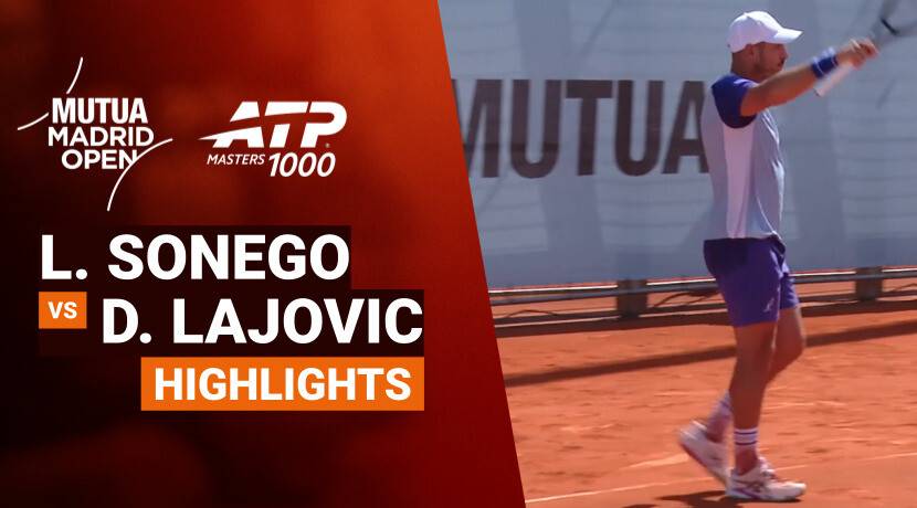 Lorenzo Sonego vs Dusan Lajovic - Round 1 (Court 6) | ATP 1000: Mutua Madrid Open 2026