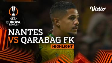 Highlights - Nantes vs Qarabag FK | UEFA Europa League 2022/23