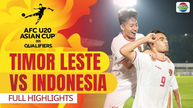 Timor-Leste vs Indonesia - Full Highlight | AFC U20 Asian Cup 2025 Qualifiers