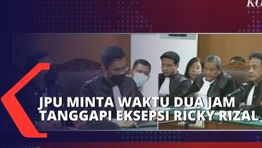 Sidang Tanggapan Eksepsi Ricky Rizal Diskors Sampai Pukul 5 Sore Hari Ini