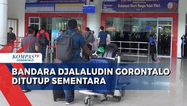 Bandara Djalaludin Gorontalo Ditutup Sementara Akibat Erupsi Gunung Ruang di Sitaro Sulawesi Utara