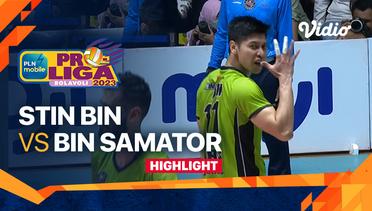 Highlights | Final Four Putra:  Jakarta STIN BIN vs Surabaya BIN Samator | PLN Mobile Proliga Putra 2023