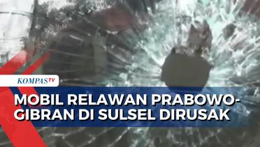 Kesaksian Petugas Keamanan soal Mobil Relawan Prabowo-Gibran Dirusak saat Parkir di Halaman Bank