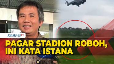 Kata Istana soal Helikopter Tim Presiden Jokowi Robohkan Pagar Stadion Mini Bengkulu