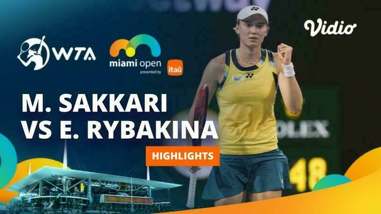 Quarterfinal: Maria Sakkari vs Elena Rybakina - Highlights | WTA Miami