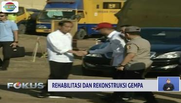 Jokowi Pimpin Kesiapan Penanganan Rehabilitasi dan Rekonstruksi Gempa di Lombok - Fokus
