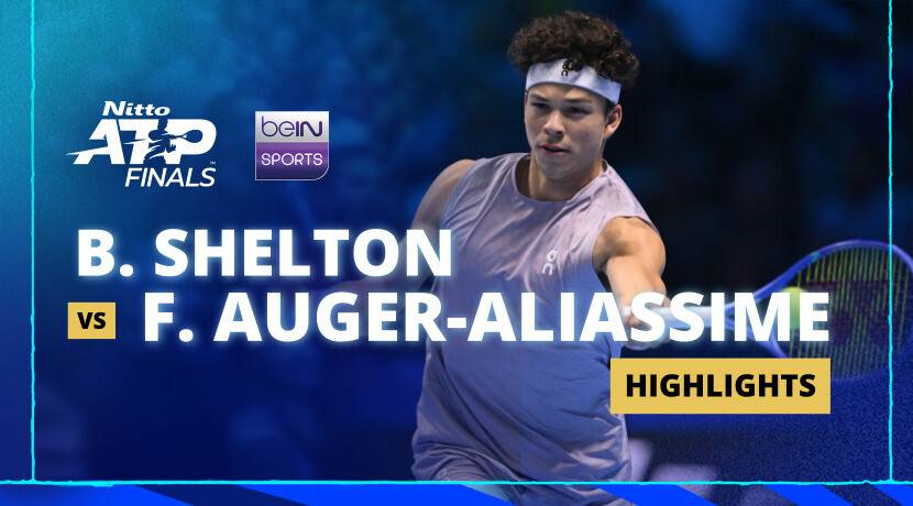 Ben Shelton vs Felix Auger-Aliassime - Nitto ATP Finals 2025
