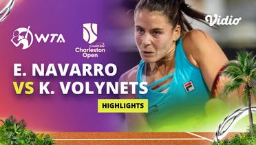 Emma Navarro vs Katie Volynets - Highlights | WTA Credit One Charleston Open 2024