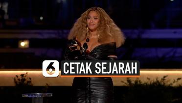 Cetak Sejarah, Beyonce Jadi Penyanyi Dengan Piala Terbanyak di Grammy Awards