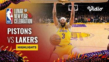 Detroit Pistons vs LA Lakers - Highlights | NBA Regular Season 2023/24