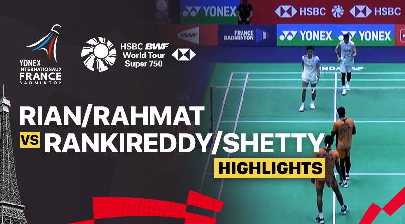Muhammad Rian Ardianto/Rahmat Hidayat (INA) vs Satwiksairaj Rankireddy/Chirag Shetty (IND) - Men's Doubles Round of 32 | YONEX French Open 2025