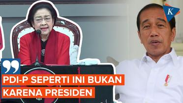 Megawati Sindir Jokowi yang Tak Hadir HUT PDI-P, Sebut Partai Banteng Bisa Besar Bukan karena Presid