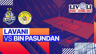 Putra: Lavani vs BIN Pasundan - Full Match | Livoli Divisi Utama 2023