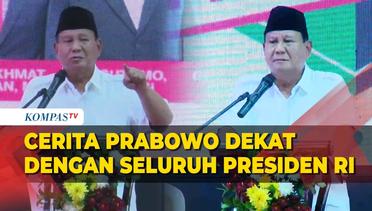 Cerita Prabowo Pernah Digendong Bung Karno hingga Jadi Tukang Pijat Gus Dur