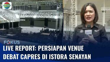 Persiapan Debat Capres di Istora Senayan, Kandidat Hanya Boleh Gunakan 1 Mikrofon | Fokus