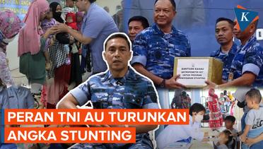 TNI AU Percepat Penurunan Stunting Lewat Gerakan Bapak Asuh