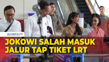 Jokowi Salah Tap Tiket LRT, Ari Lasso Bingung Tak Bisa Masuk