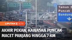 Jalur Menuju Puncak Macet 7 Kilometer, Sistem One Way Diberlakukan | Liputan 6