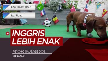 Psychic Sausage Dog Beraksi Lagi Nih, Inggris Kalahkan Italia di Euro 2020