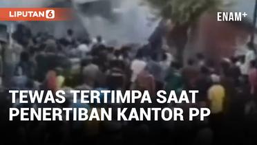 Anggota Pemuda Pancasila Tewas Tertimpa Saat Kantornya Dihancurkan Satpol PP Medan