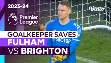 Aksi Penyelamatan Kiper | Fulham vs Brighton | Premier League 2023/24