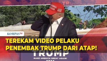 Beredar Video Pelaku Penembakan Bidik Donald Trump dari Atap!