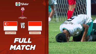 Full Match: Singapore vs Indonesia | AFF U 16 Championship 2022