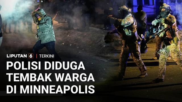Panas! Polisi Diduga Tembak Warga di Minneapolis Saat Bentrok | Liputan 6