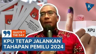 KPU Jamin Tahapan Pemilu 2024 Tetap Berjalan