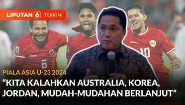 Ketua Umum PSSI Erick Thohir Berharap Timnas Indonesia Menang Dari Timnas Uzbekistan | Liputan 6