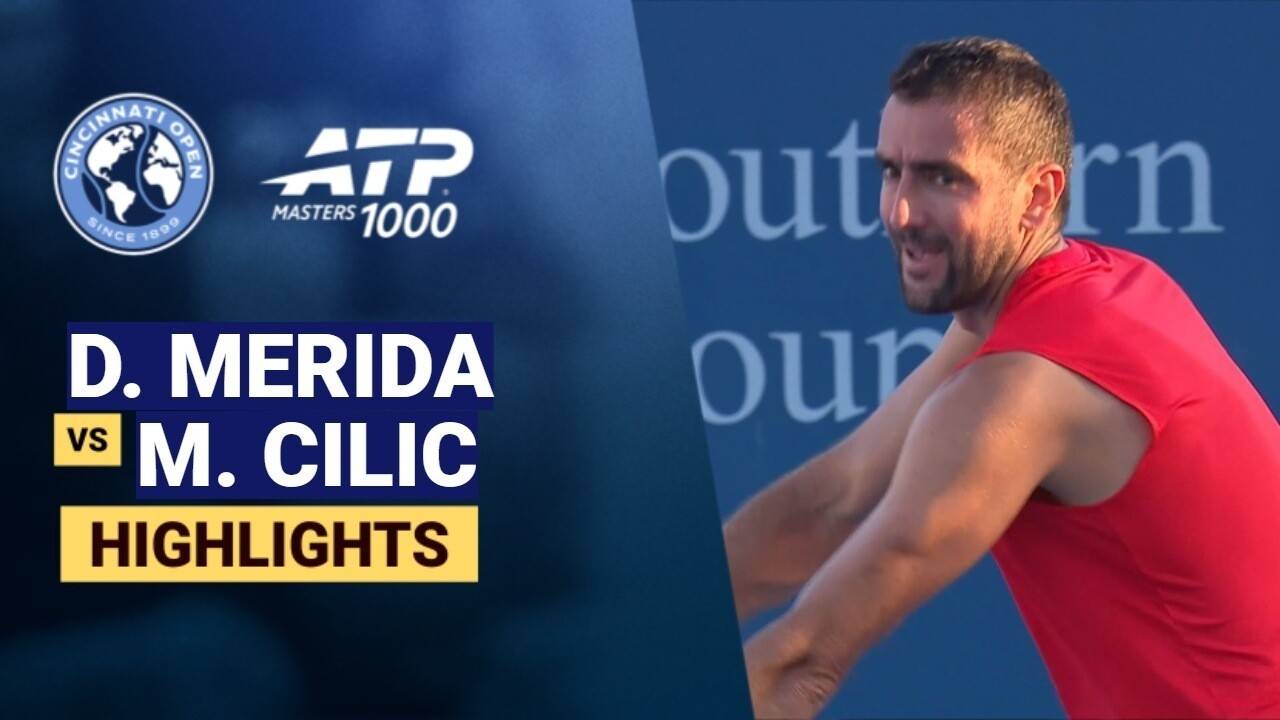 Daniel Merida vs Marin Cilic - Round 1 (Champions Court) | ATP 1000: Cincinnati Open 2026